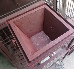 Iron Hawan Kund fabrication for rituals