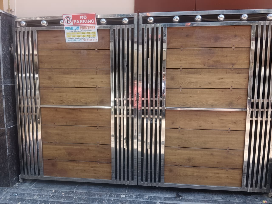 Steel main gate design 009