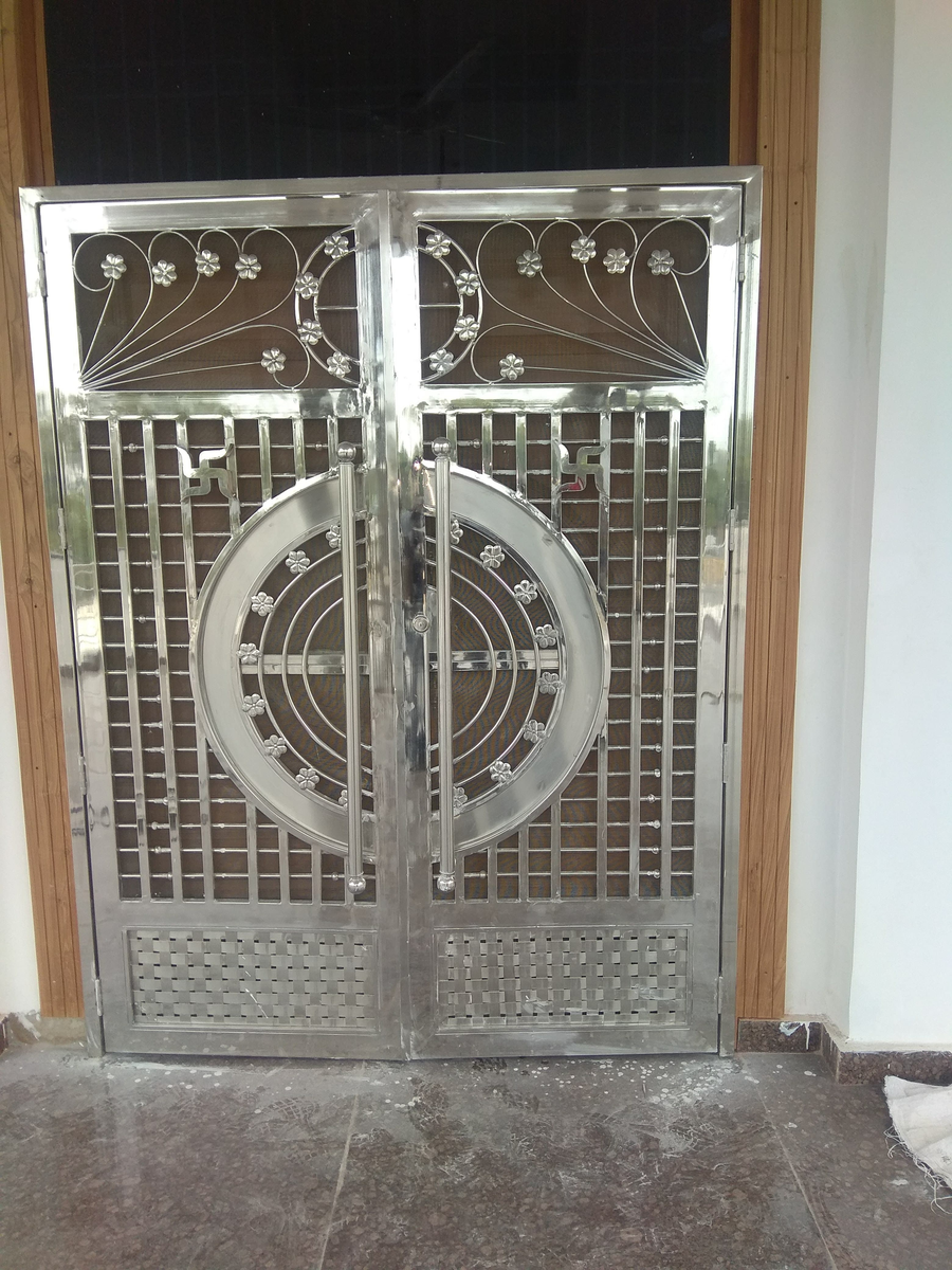 Steel main gate design 028